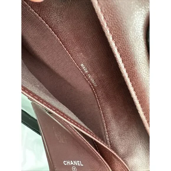 CHANEL Flap Wallet Quilted Black Silver Tone Hardware W/box - Picture 13 of 16